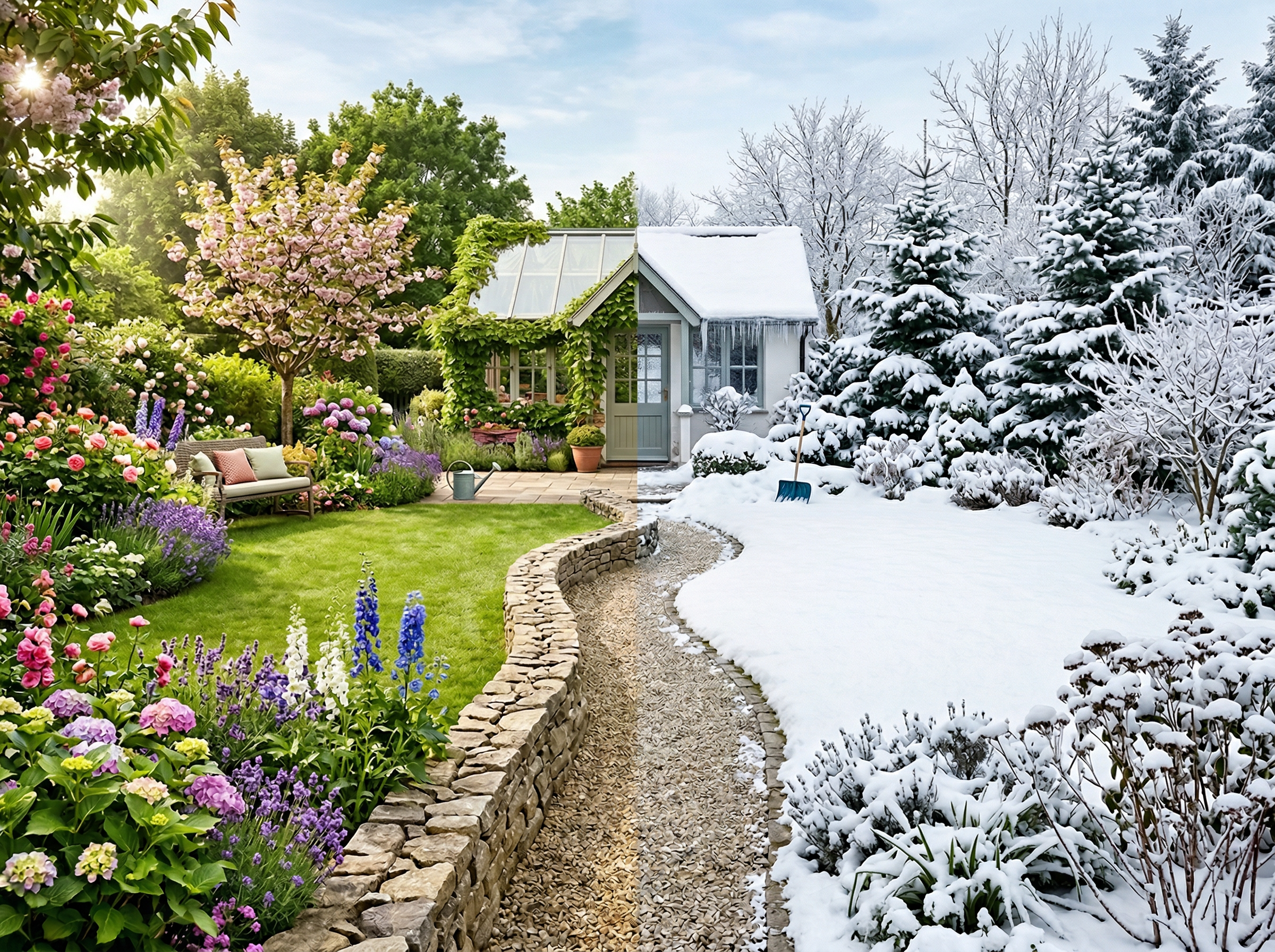 Illustration Garten- und Winterdienst